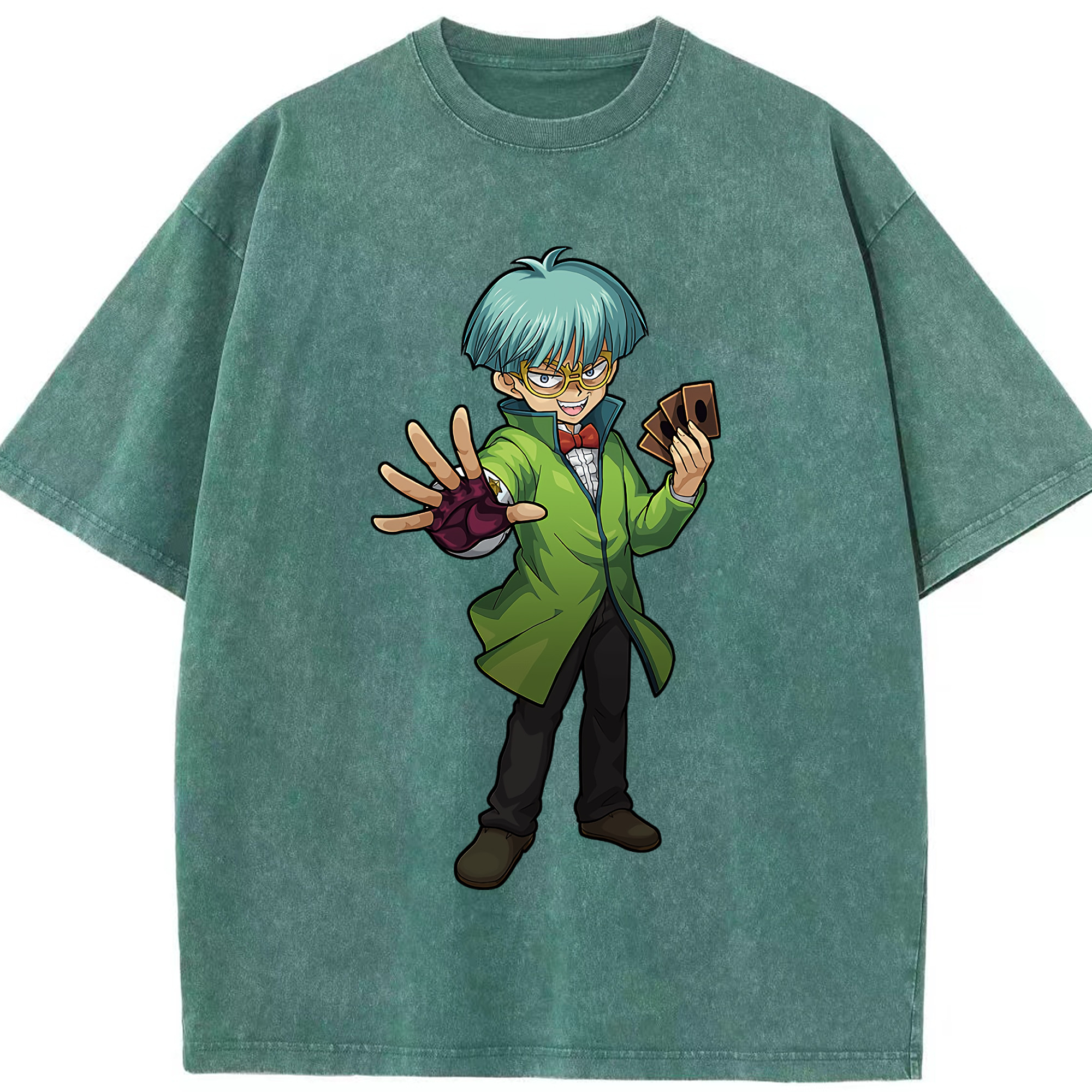 （画像用） 遊☆戯☆王 Yu-Gi-Oh! 綿100% ヴィンテージ風 半袖Tシャツ（フロントプリント）